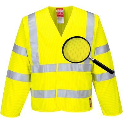 Portwest Blůza Hi Vis FR85 Anti Static Flame Resistant reflexní žltá