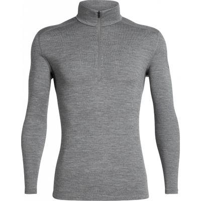 Icebreaker M 260 Tech LS Half Zip sivá