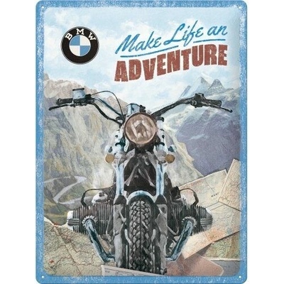 Nostalgic-Art Plechová cedule: BMW Make Life an Adventure - 30x40 cm
