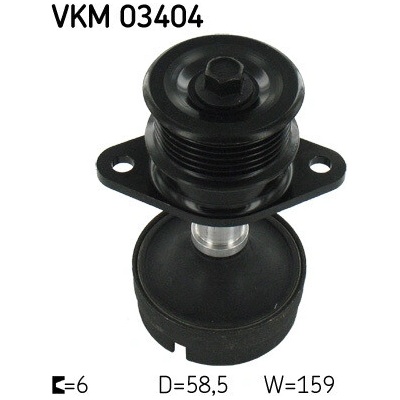 Voľnobeżka alternátora SKF VKM 03404