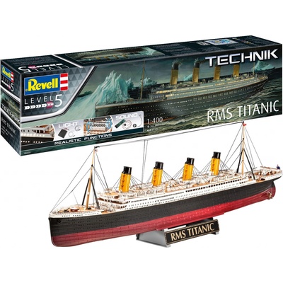 Revell RMS Titanic Plastic ModelKit TECHNIK loď 00458 1:400