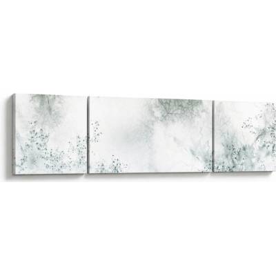 Obraz abstrakcie listov, trojdielne 170x50 cm