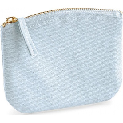 Westford Mill Organická kosmetická taštička na zip modrá pastelová 14,5 x 11 cm