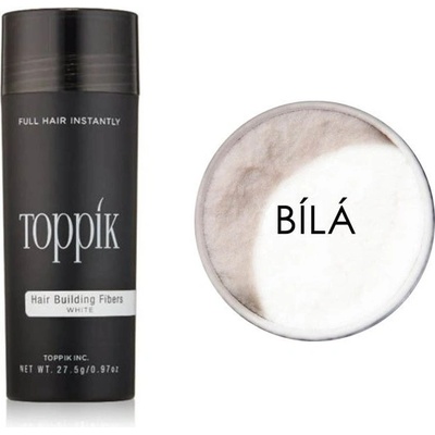 Toppik Hair Building Fibers Zahušťovací vlákna na vlasy a vousy Světle Hnědá 27 g