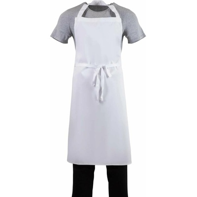 Whites Chefs Clothing náprsní zástěra bílá