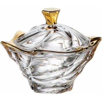 Bohemia Treasury Krištálová miska Flamenco Gold Soft 205 mm