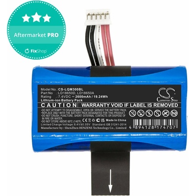 Baterie pro Ingenico Apos A8, 2600mAh, Li-Ion, 7.4V, LD18650D, HQ
