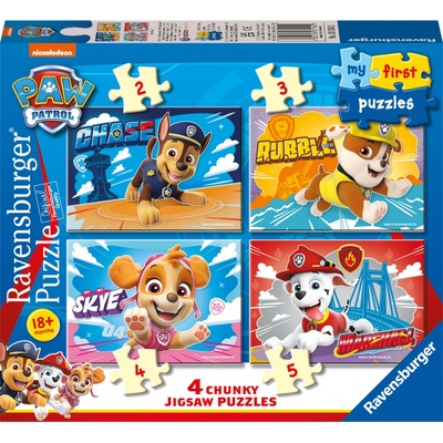 Ravensburger 031542 Moje první Tlapková patrola 2 3 4 5 dílků