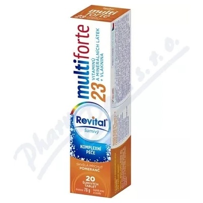 Revital Multi forte pomeranč eff. 20 tabliet