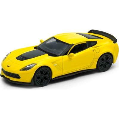 Welly Chevrolet Corvette Z06 2017 modrý 1:34
