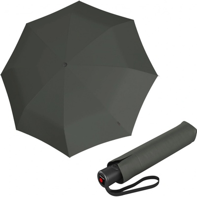 Knirps A.200 medium elegantný dámsky plnoautomatický dáždnik tm.šedý