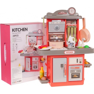 Majlo Toys Dětská mini kuchyňka se zvuky House Kitchen růžová