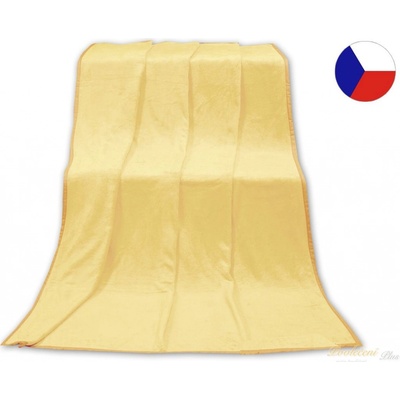 Bellatex deka Korall micro světle žlutá 150x200