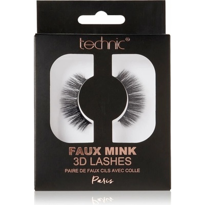Technic Cosmetics Faux Mink umelé mihalnice Paris 1 pár
