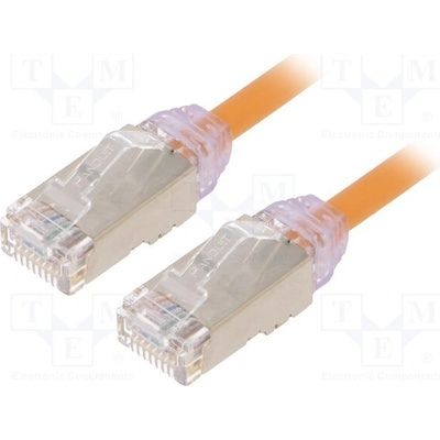 Panduit STP28X2MOR Patch F/UTP Cat 6a RJ45 vidlice z obou stran drát Cu 2m