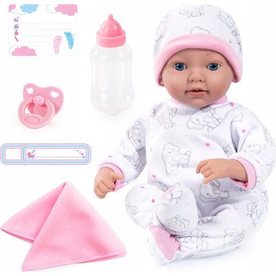 Bayer Design Reborn Baby 38 cm bílá
