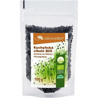 Zdravý den Cibuľa kuchynská BIO semená na klíčenie microgreens 100 g