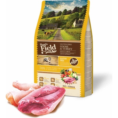Sam's Field Gluten Free Adult Large Goose & Turkey 2,5 kg