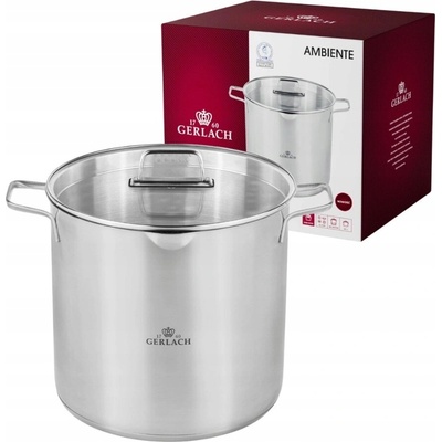 GERLACH AMBIENTE Hrnec 15 L s poklicí 28 cm / nerezová ocel 18/10