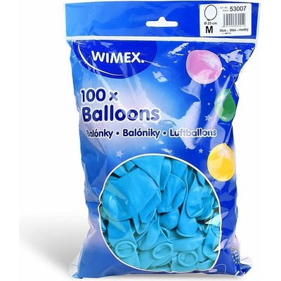 Wimex Nafukovací balónky 25 cm, nebesky modré