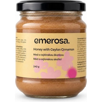EMEROSA Med s cejlonskou skořicí 240 g