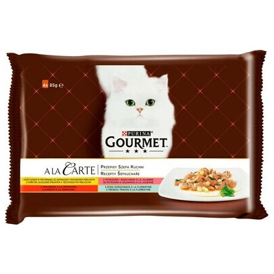 GOURMET a La Carte Krmivo pre mačky v omáčke 4x85 g