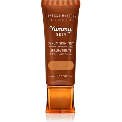 Danessa Myricks Beauty Yummy Skin Serum Skin Tint hydratačný make-up s vyhladzujúcim účinkom 9 Medium to Tan Skin with Neutral Olive Undertones 45 ml