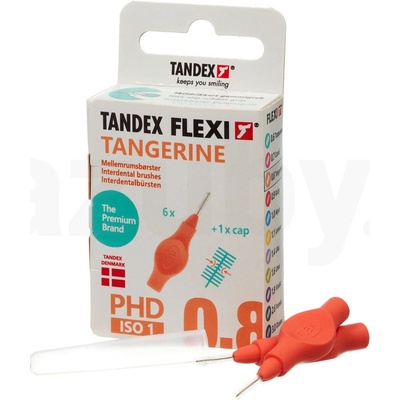Tandex Flexi mezizubní kartáčky kónické 0,8 mm 6 ks – Hledejceny.cz