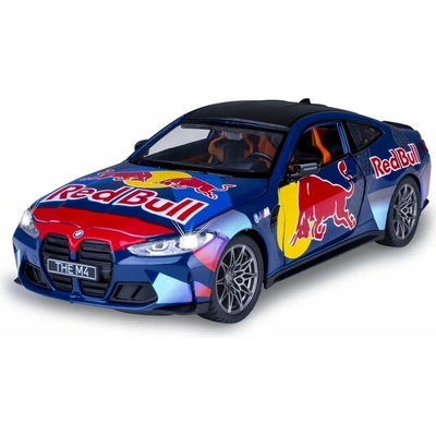 JAMARA Kovový model BMW M4 v měřítku 1:23 modrý