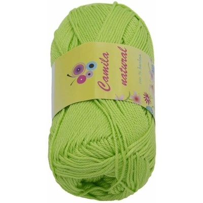 JAN REJDA Priadza Camilla natural 50g - 145 stredne zelená (6822)