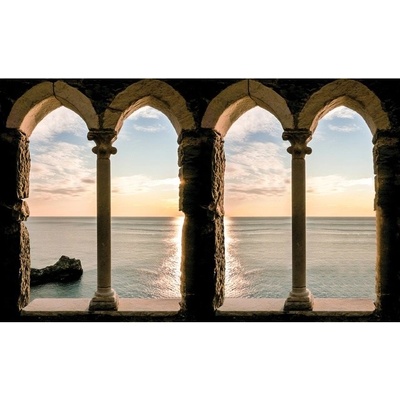 Preinterier FT5069 Fototapeta na stenu Kolonáda - východ slnka vlies 152cm x 104cm