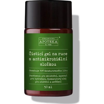 Organická apotéka čisticí gel na ruce s antimikrobiální složkou 50 ml