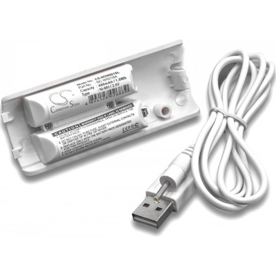 VHBW Baterie pro Nintendo Wii Remote Controller, bíláa, 400 mAh - neoriginální – Hledejceny.cz