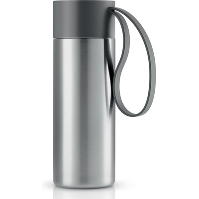 Eva Solo Nerezový termohrnek To Go s šedým uzávřem 350 ml