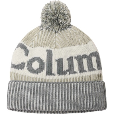 Unisex detská čiapka Columbia YOUTH POLAR POWDER III Sivá Béžová