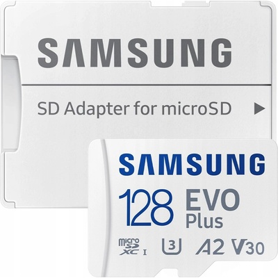 Samsung MicroSDXC 128GB EVO Plus 2024 + SD adaptér MB-MC128SA/EU – Hledejceny.cz