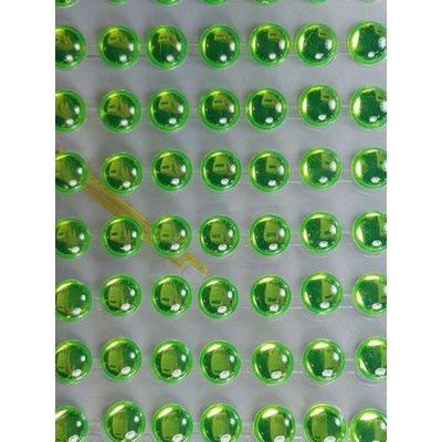 Nalepovacie perličky 10 mm zelené DY808
