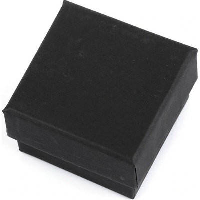 Stoklasa Krabička na šperky 5,5x5,5 cm Balení: 2 ks, Varianta: 2 černá mat 2 černá mat