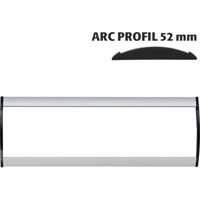 A-Z Reklama CZ Orientační nástěnná tabulka 52 × 200 mm - Arc Profil – kód UDS520NB20