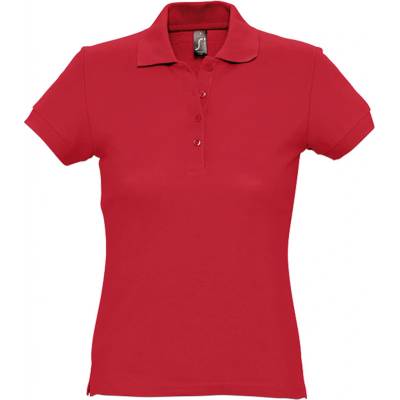 SOL's Collection Polokošile Passion krátký rukáv dámská COT-25133800401 Červená