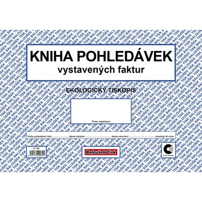 Baloušek tisk ET350 Kniha pohledávek vystav.faktur A4, 40str. – Hledejceny.cz