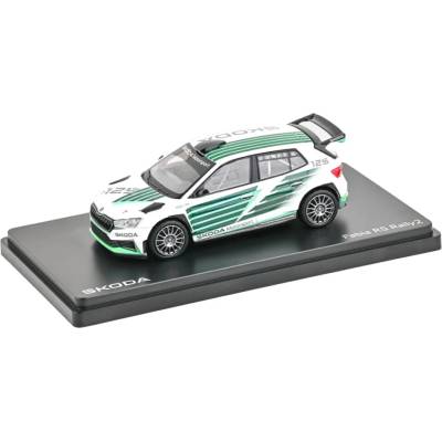 ABREX s. r. o. Model Škoda Fabia IV RS Rally2 2022 , ŠKODA MOTORSPORT DESIGN 2026 125 ROKOV 1:43
