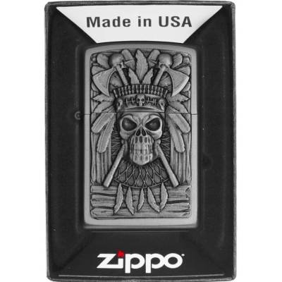 Zippo Benzínový Indian Skull 2007659