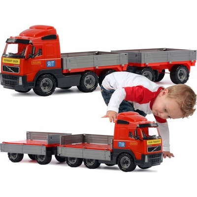 Polesie Volvo s bočnicemi a přívěsem