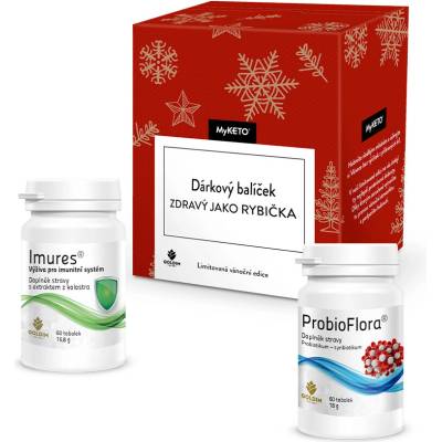 MyKETO Dárková krabička "Zdravý jako rybička" imunitní výživa 660 g