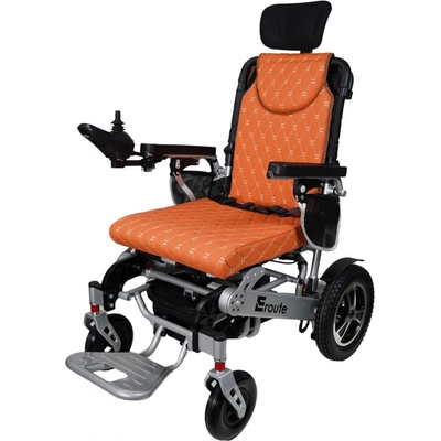 Eroute 8000S Elektrický invalidný vozík skladací Oranžová