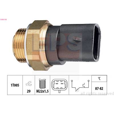 EPS Teplotný spínač ventilátora chladenia 1850102