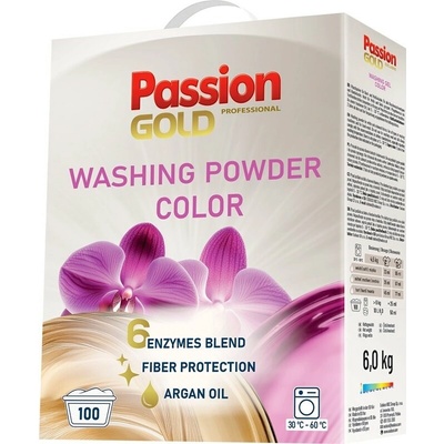 Passion Gold Color prací prášek 6 kg 100 PD