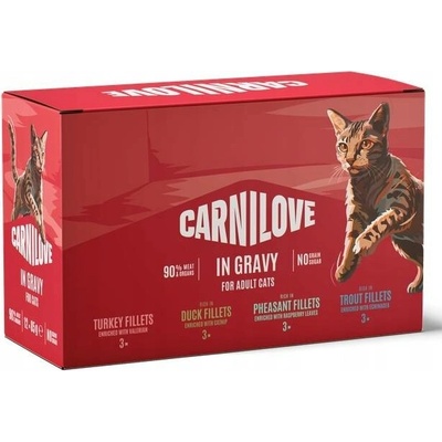 Carnilove Multipack Mix Chutí v omáčce 85 g 12 ks