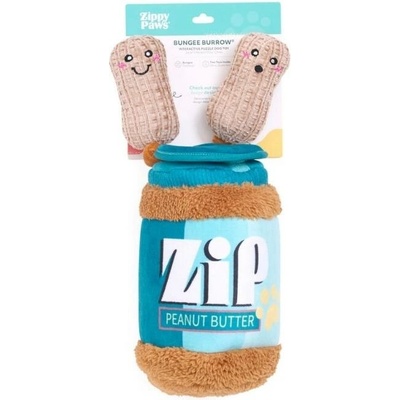 Zippy Paws plyš Bunji Burrow arašídové máslo 22 cm